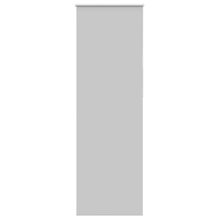 Roller Blind Blackout Light Grey 80x210 cm Fabric Width 75.7 cm Polyester