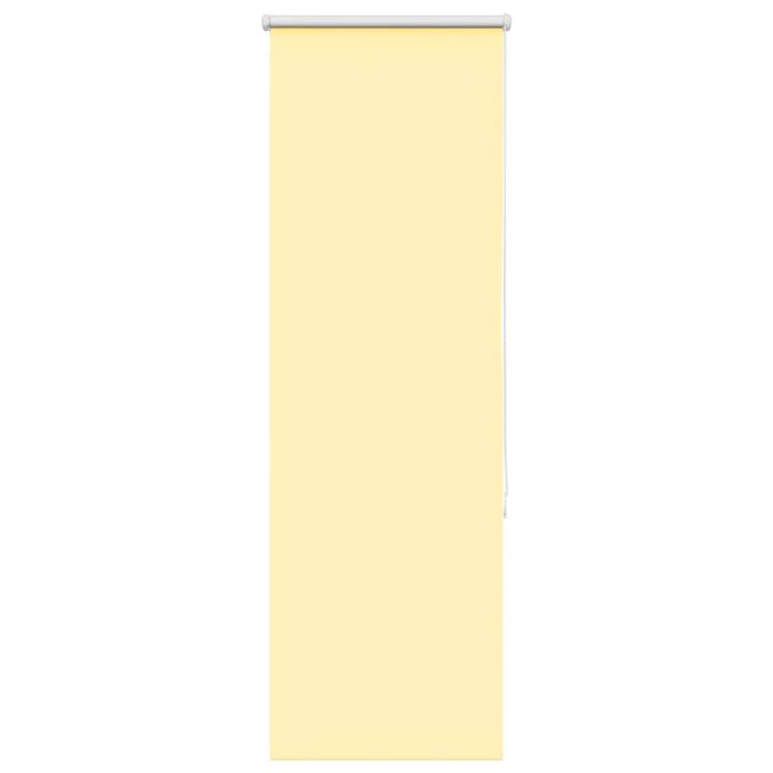 Roller Blind Blackout Yellow 45x130 cm Fabric Width 40.7 cm Polyester