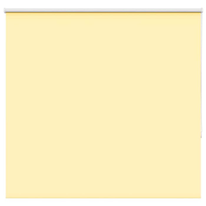 Roller Blind Blackout Yellow 155x130 cm Fabric Width 151.6 cm Polyester