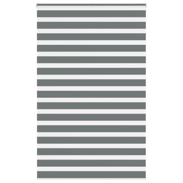 Zebra Blind Dark Grey 145x230 cm Fabric Width 140.9 cm Polyester