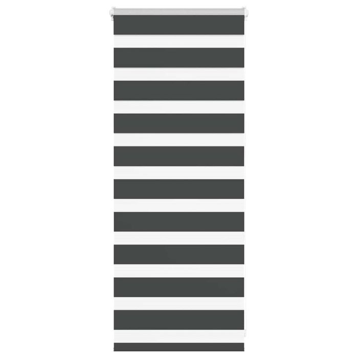 Zebra Blind Black 60x100 cm Fabric Width 55.9 cm Polyester