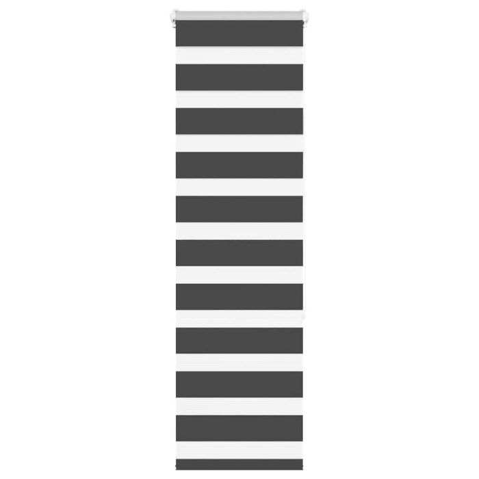 Zebra Blind Black 45x150 cm Fabric Width 40.9 cm Polyester