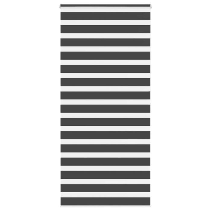 Zebra Blind Black 100x200 cm Fabric Width 95.9 cm Polyester