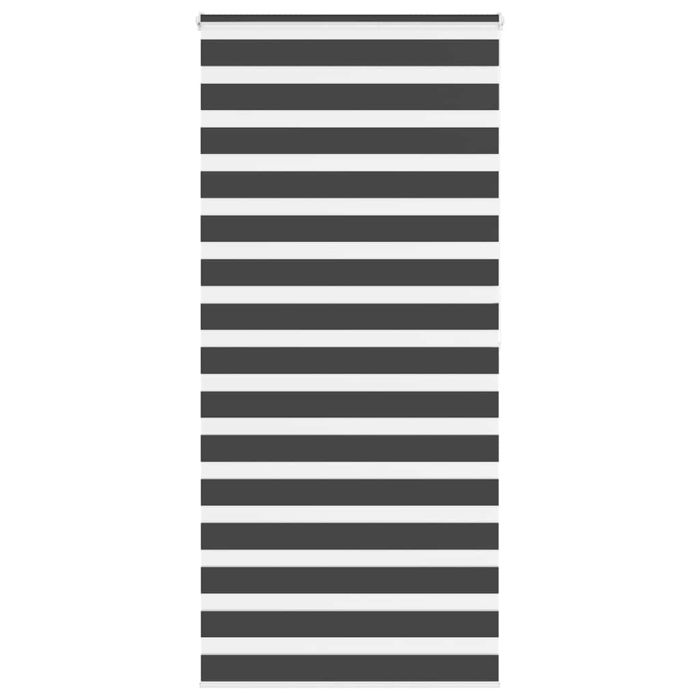 Zebra Blind Black 110x200 cm Fabric Width 105.9 cm Polyester