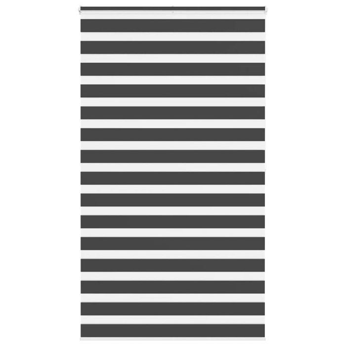 Zebra Blind Black 130x200 cm Fabric Width 125.9 cm Polyester