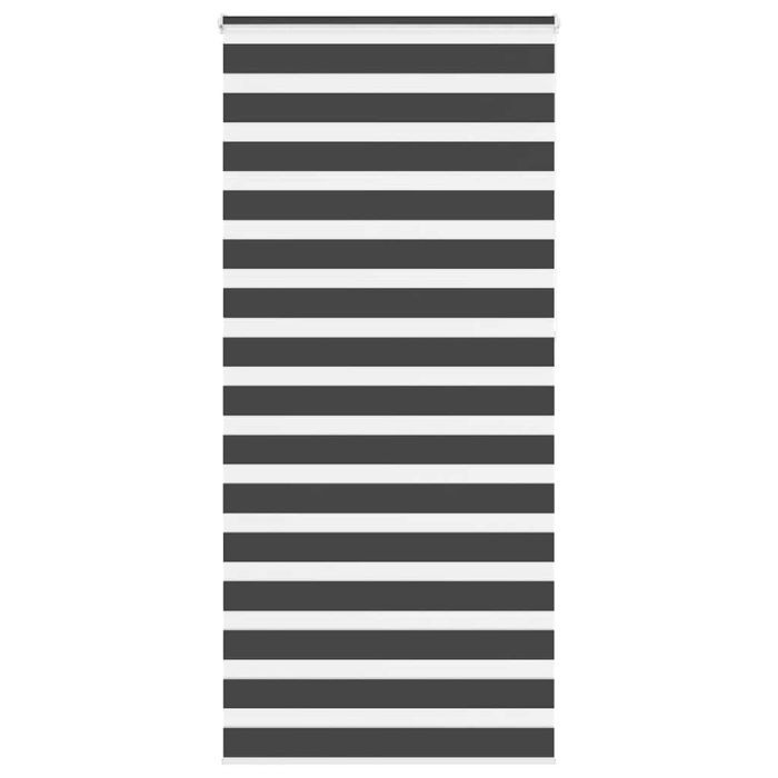 Zebra Blind Black 100x230 cm Fabric Width 95.9 cm Polyester