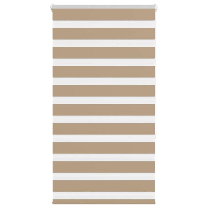 Zebra Blind Sand Brown 85x150 cm Fabric Width 80.9 cm Polyester