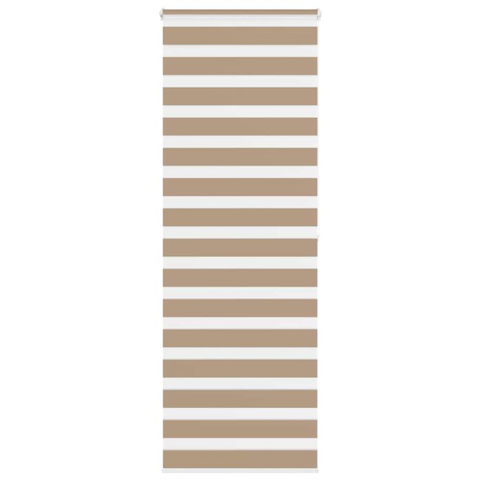 Zebra Blind Sand Brown 90x200 cm Fabric Width 85.9 cm Polyester