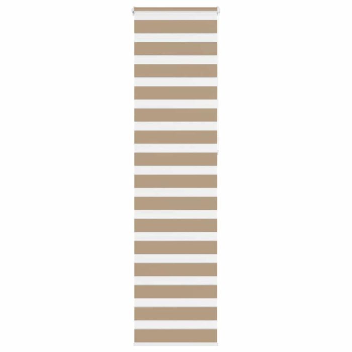 Zebra Blind Sand Brown 55x230 cm Fabric Width 50.9 cm Polyester