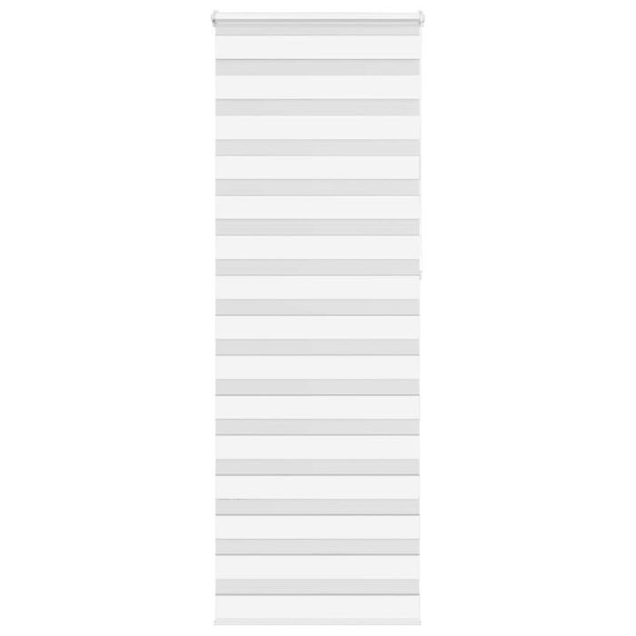 Zebra Blind White 85x230 cm Fabric Width 80.9 cm Polyester