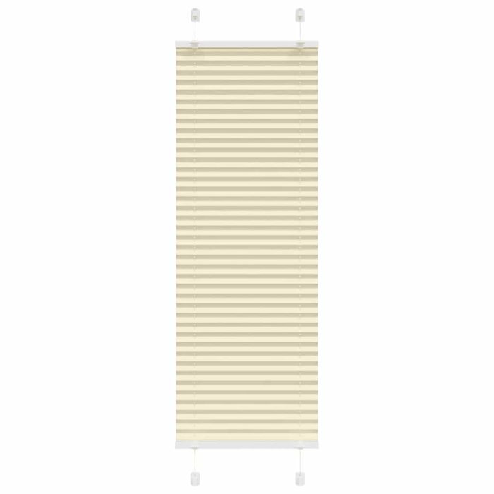 Pleated Blind Cream 40x100 cm Fabric Width 39.4 cm Polyester