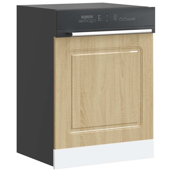 Dishwasher Panel Kalmar Sonoma Oak 60x1.5x67 cm Engineered Wood