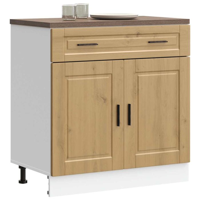 Kitchen Base Cabinet Porto Artisan Oak Engineered Wood