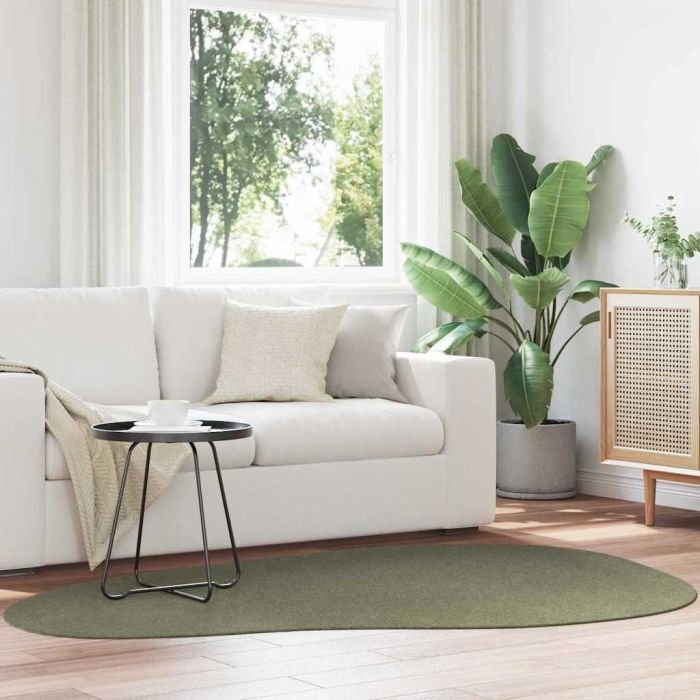 Rug Folding Forest green 140 x 200 cm Wool