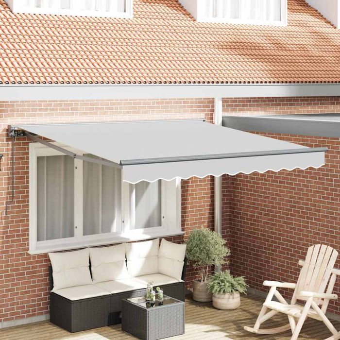BEHAL Awning Frame Manual Anthracite 3.5x2.5 m Powder-coated Steel