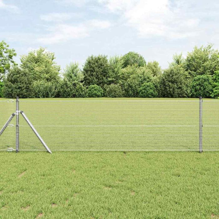 Welded Wire Fence 0.4x100 m Galvanised Steel