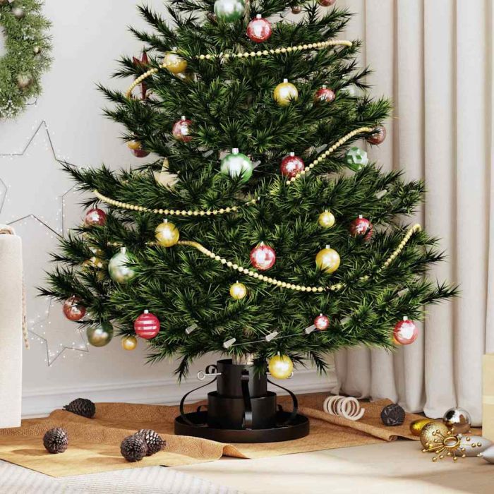 FLIXNOR Christmas Tree Stand Black 40 x 40 x 21 cm Steel