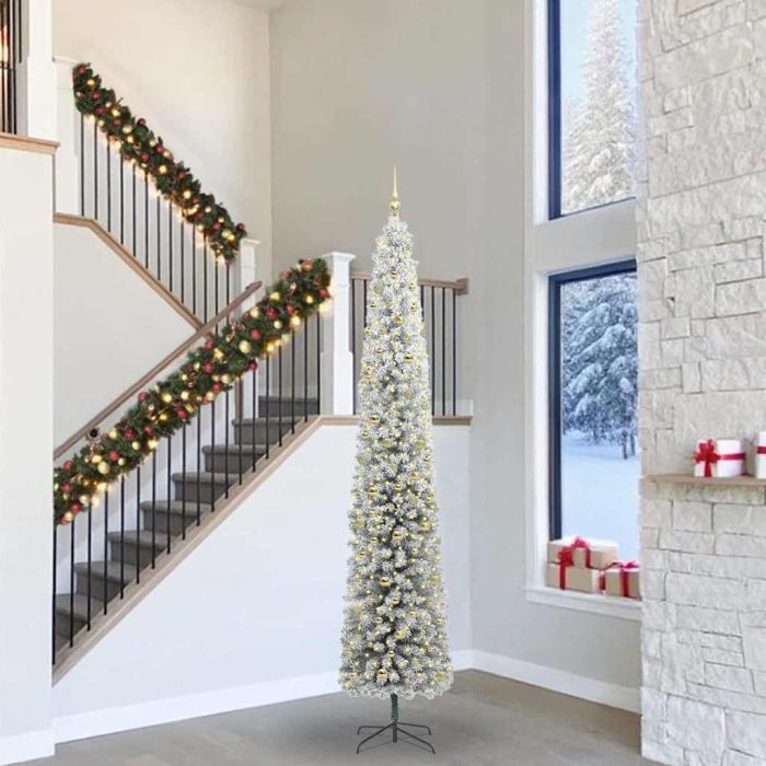 EVERIS Artificial Christmas Tree with 300 LEDs with Stand Green 300 cm