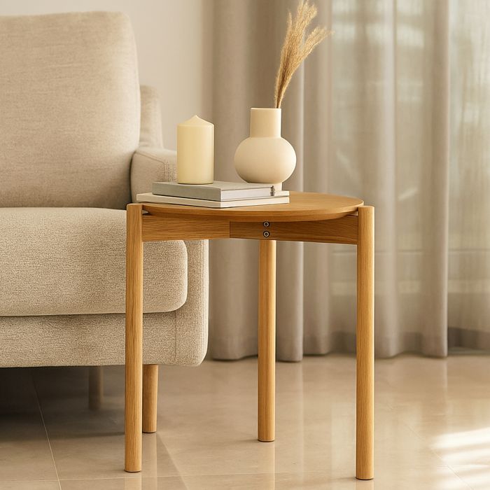 DENLEIGH Side Table Oak