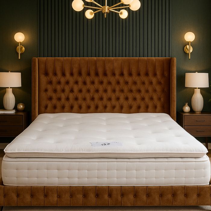 NORTHWOOD Double Cotton Pillowtop Pocket Sprung Mattress