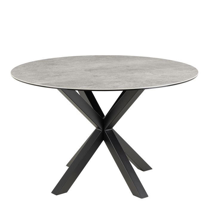 Dining Table - HEAVEN Dining Table Ceramic Grey Top 119cm