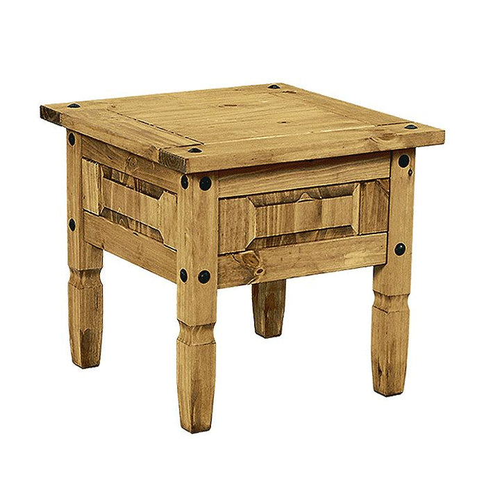 Waltham Solid Wood Lamp Side Tables Set of 2 - Natural