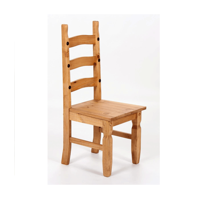 Waltham Solid Waxed Light Pine Dining Chairs Set of 2 - Natural