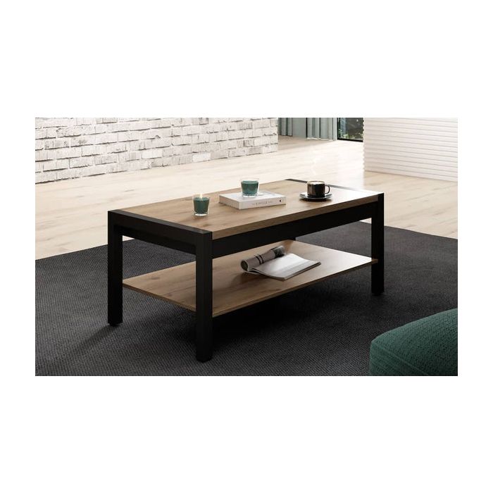 Coffee Table - FREGENE Coffee Table Oak Taurus 120cm