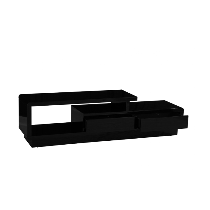 Eden High Gloss TV Unit - Black