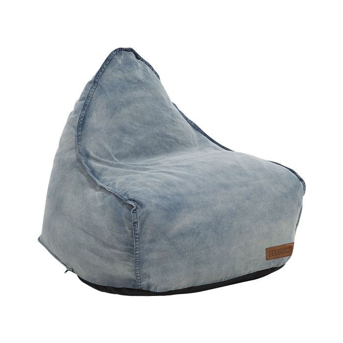Denim Bean Bag Chair Blue DROP