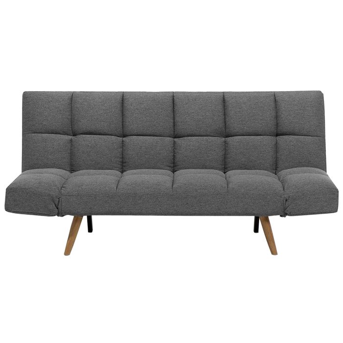 Fabric Sofa Bed Dark Grey INGARO