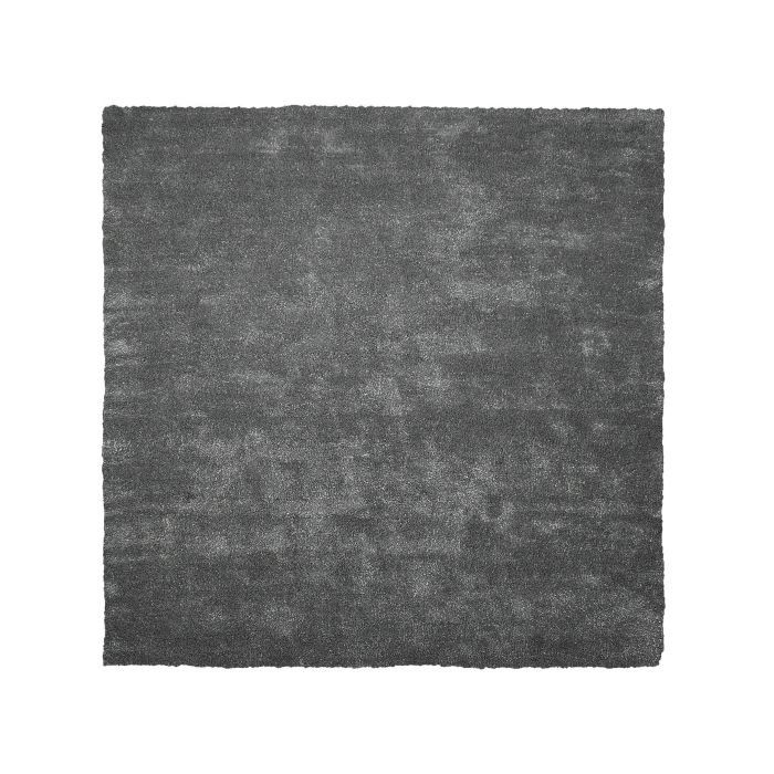 Shaggy Area Rug 200x200cm Dark Grey
