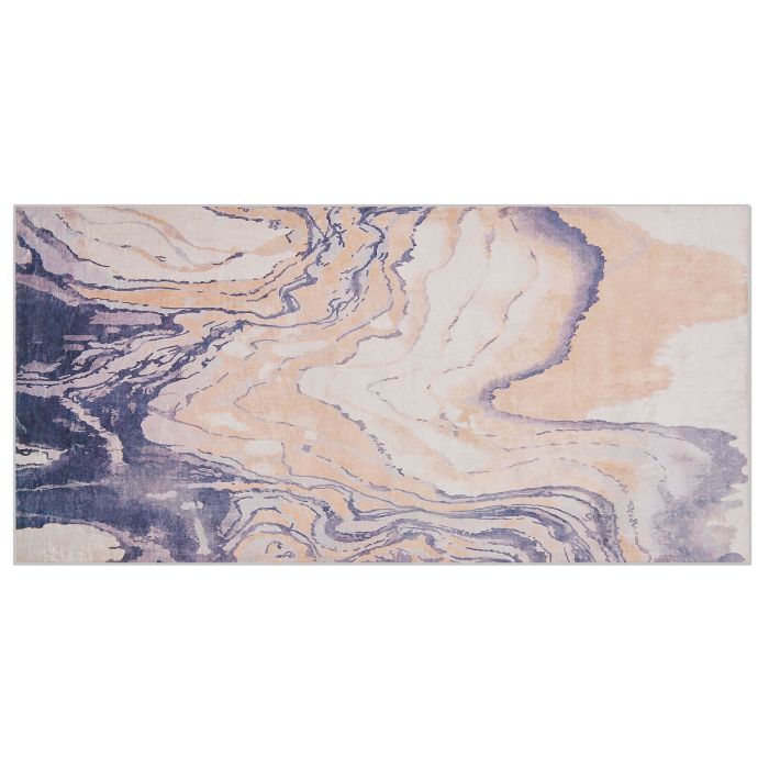 Area Rug 80x150cm Beige and Grey