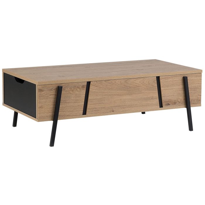 Coffee Table with Storage Dark Wood BLACKPOOL