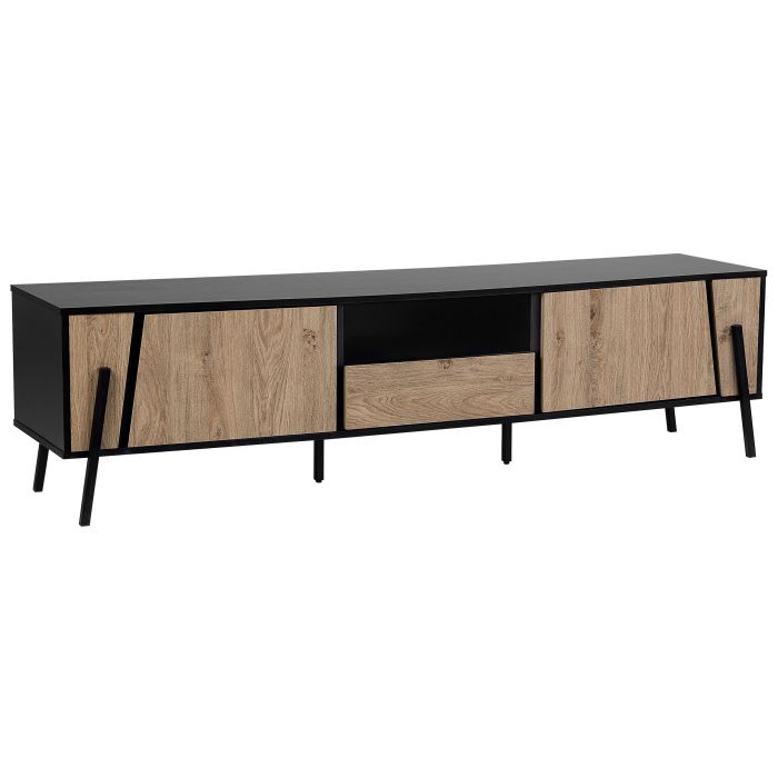 TV Stand Dark Wood BLACKPOOL