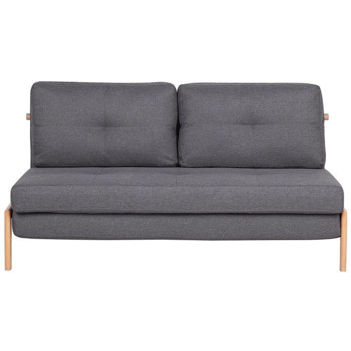 Fabric Sofa Bed Dark Grey EDLAND