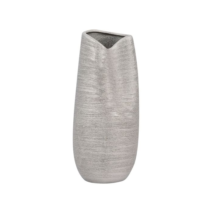 Stoneware Decorative Vase 32 Silver