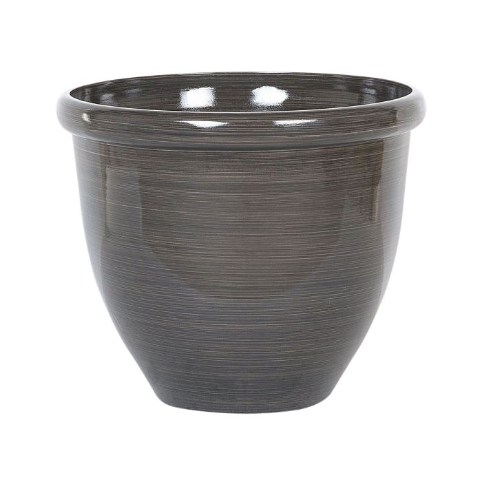 Plant Pot ⌀ 49 cm Brown TESALIA