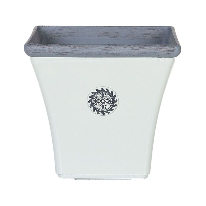 Plant Pot 43 x 43 x 39 cm White ELATEIA