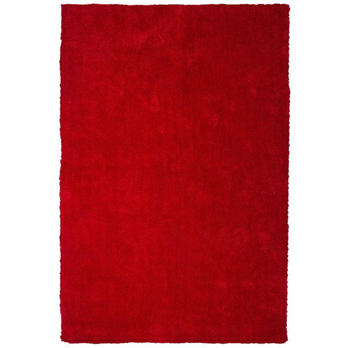 Shaggy Area Rug 160x230cm Red