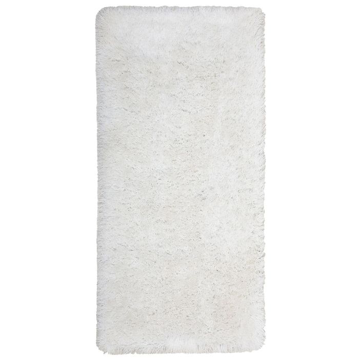 Shaggy Area Rug 80x150cm White