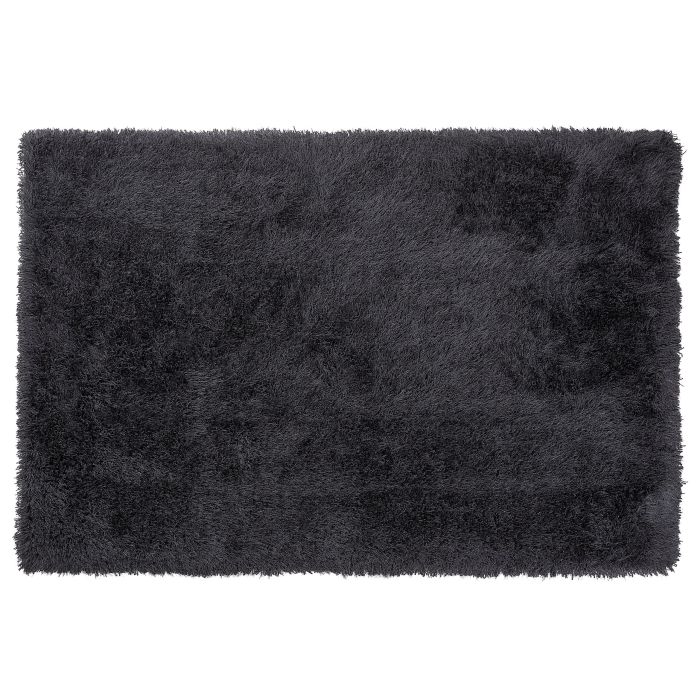 Shaggy Area Rug 160x230cm Black