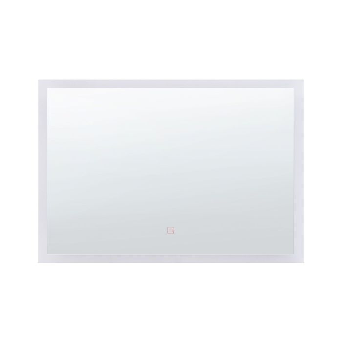 LED Wall Mirror 60x80cm Silver