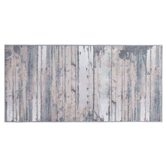 Area Rug 80x150cm Grey and Beige