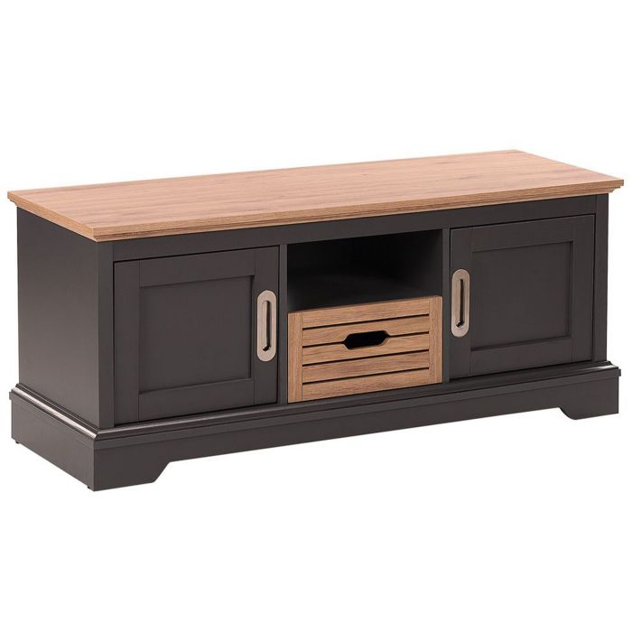 TV Stand Light Wood with Grey GARET