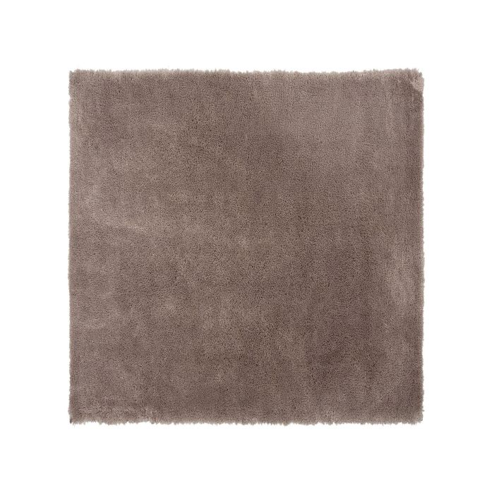 Shaggy Area Rug 200x200cm Light Brown