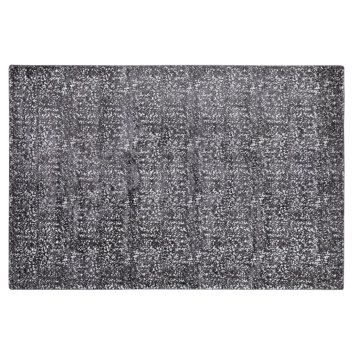 Viscose Area Rug 160x230cm Grey and Silver
