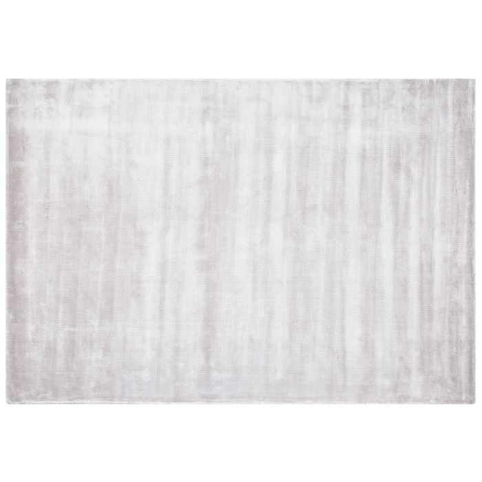 Viscose Area Rug 160x230cm Light Grey