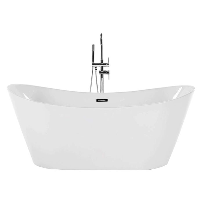 Freestanding Bath 1500 x 750 mm White ANTIGUA
