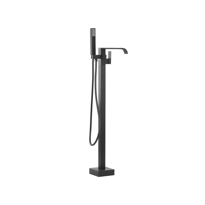 Freestanding Bath Mixer Tap Black NIAGARA